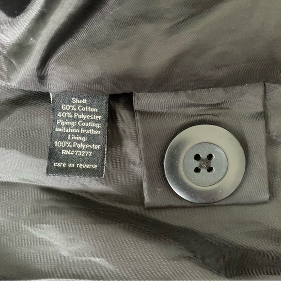 Apt. 9 Black Button Down Pea Coat Jacket Women’s Size Small - Picture 10 of 16